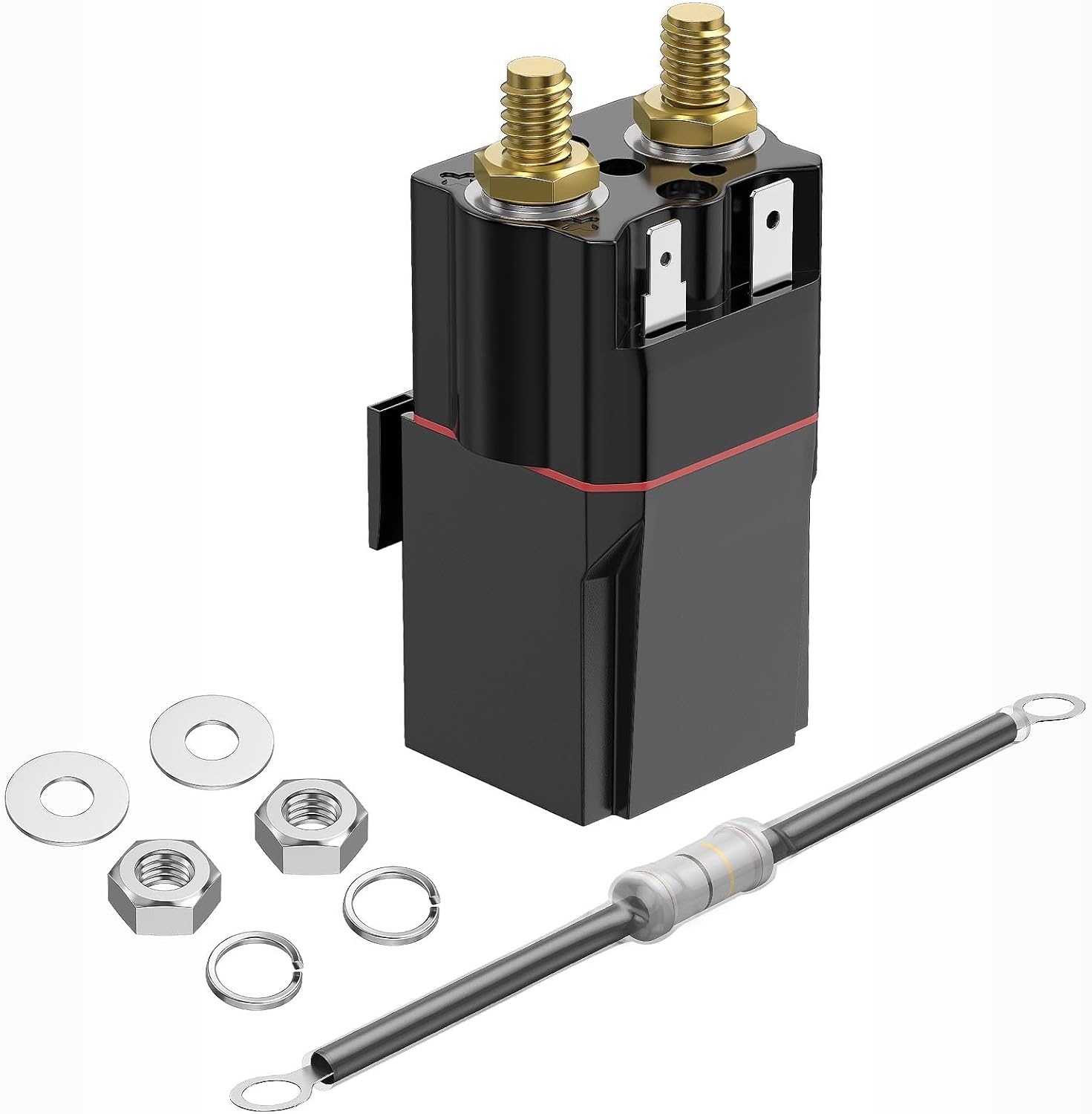 48 Volt OEM Solenoid with Resistance for Club Car New Model DS & Precedent & Tempo, OEM#102865901, 1014947