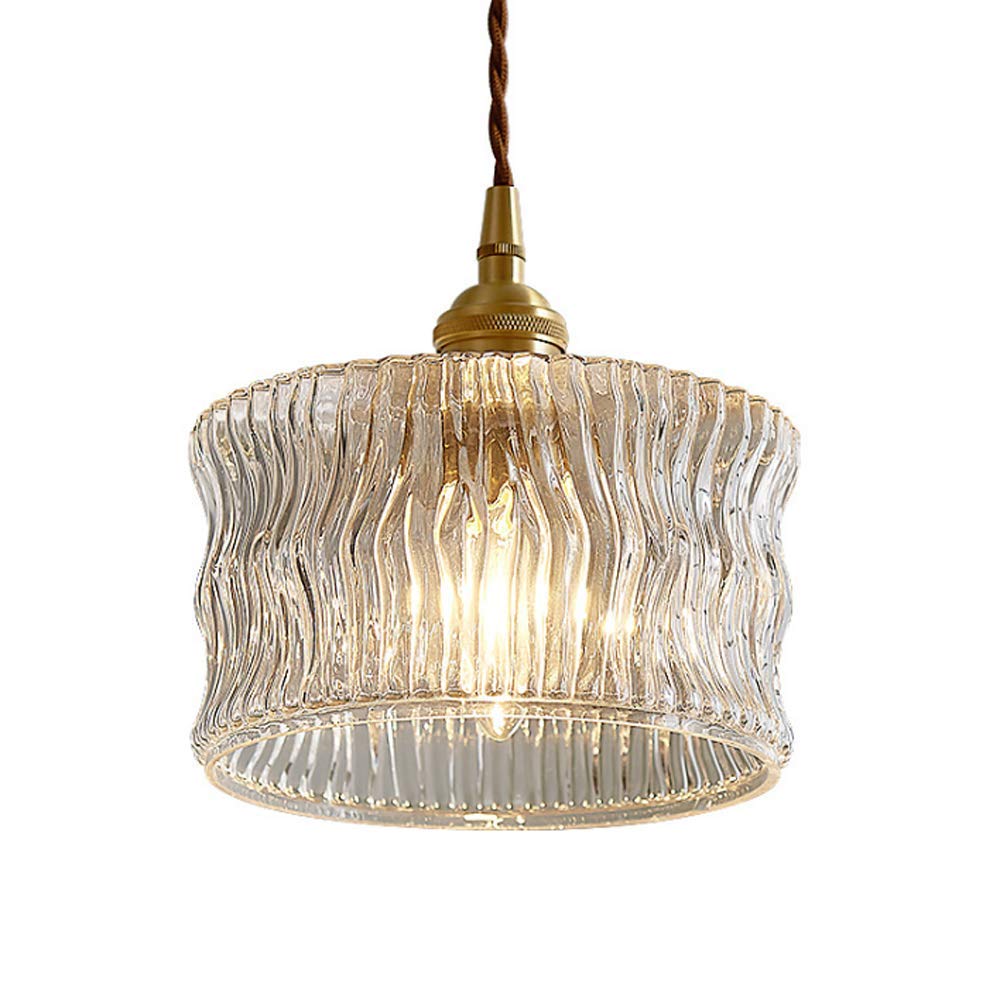 Lámpara colgante de cristal japonesa ideal para iluminar el balcón y la mesita de noche
