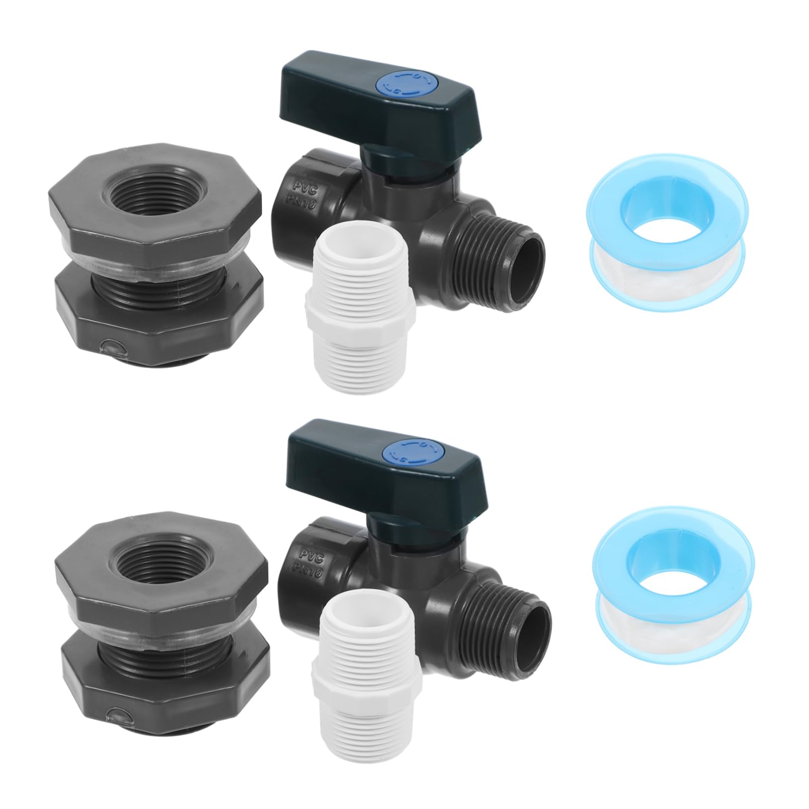 Wasserhahnadapter aus PVC für Regentonnen und Wassertanks