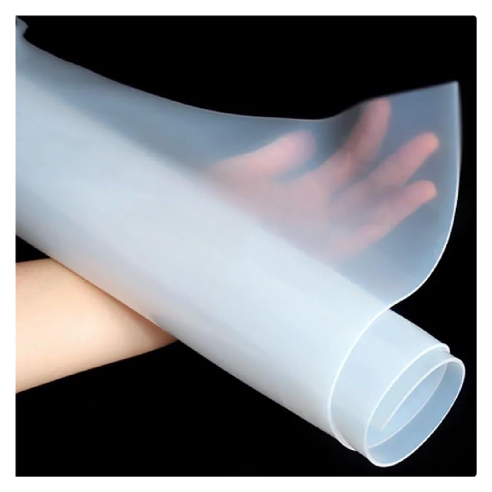 1 x 1 m, Dicke 0, 5–5 mm, klare, durchscheinende Plattenmatte ，Gummiplatten(Thick2.5mm)
