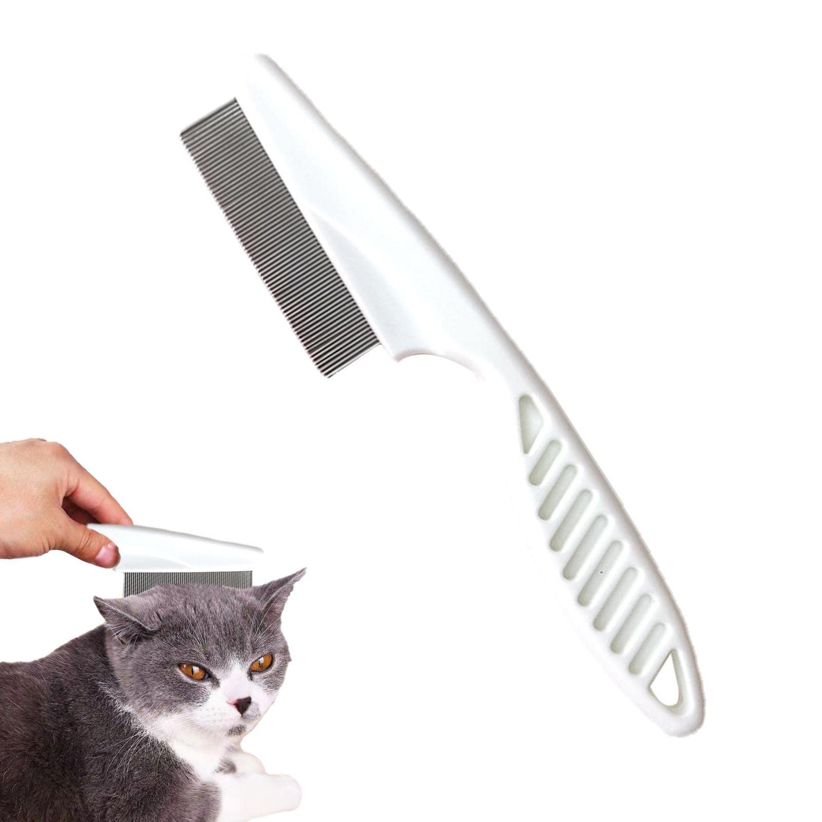 Peigne anti-puces et tiques pour chien | Brosse à puces avec poignée épaissie,Peigne à puce pour animaux compagnie, aila peau sèche, peigne à puces pour la prévention et le Jingan