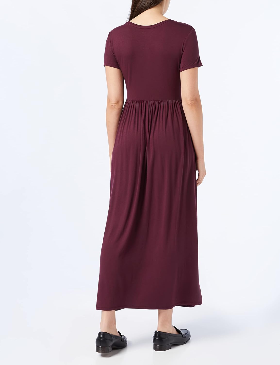 Amazon Essentials Women's Short-Sleeve Waisted Maxi Dress (Available in Plus Size) - Image 4