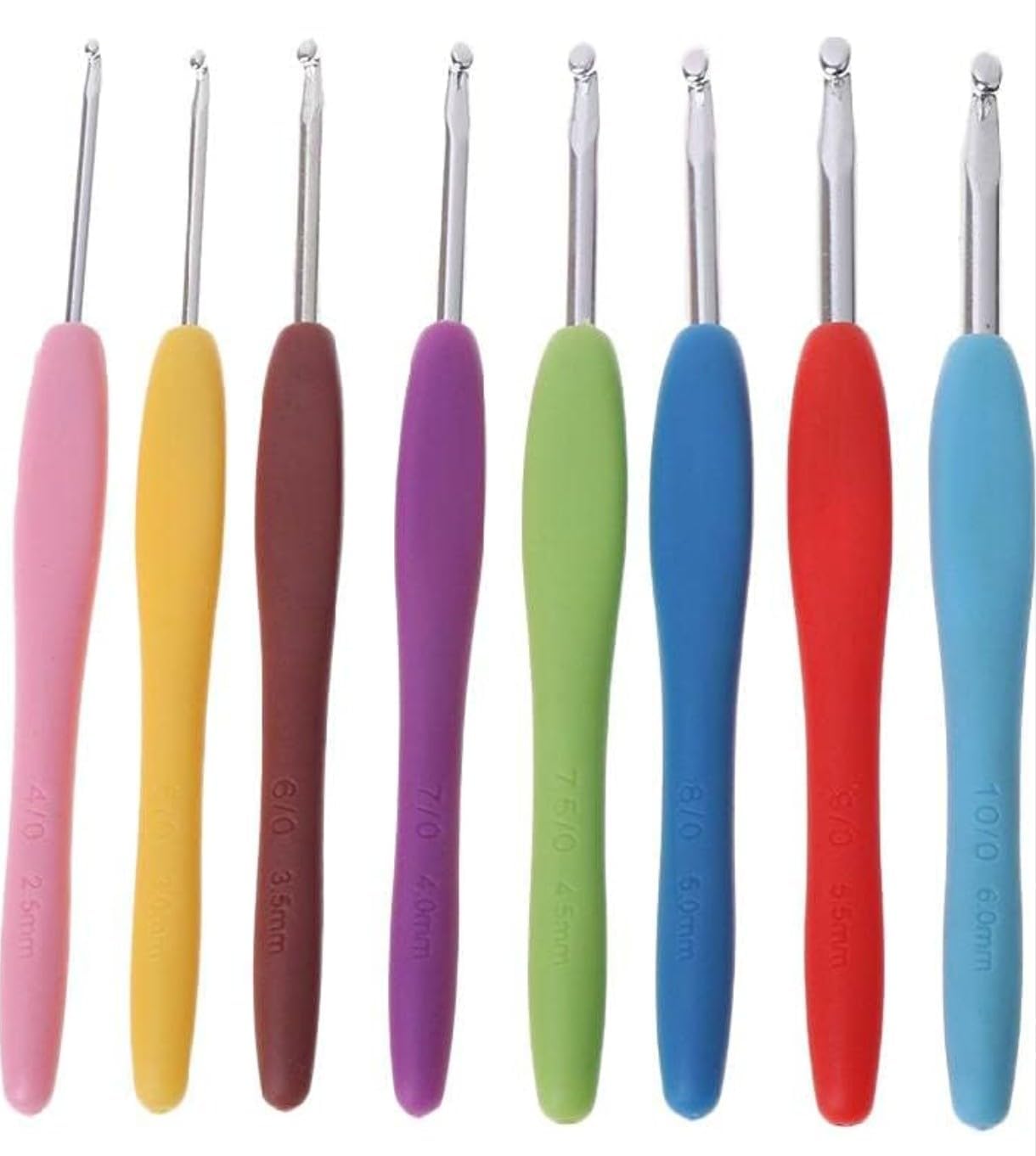 8-Piece Crochet Hook Set - Knitting Needles -1