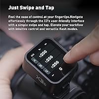 Vista 3 de GODOX Disparador de flash X3 X3C X3-C para cámaras Canon, transmisor de pantalla táctil OLED inalámbrico TTL de 2.4G, batería de litio incorporada