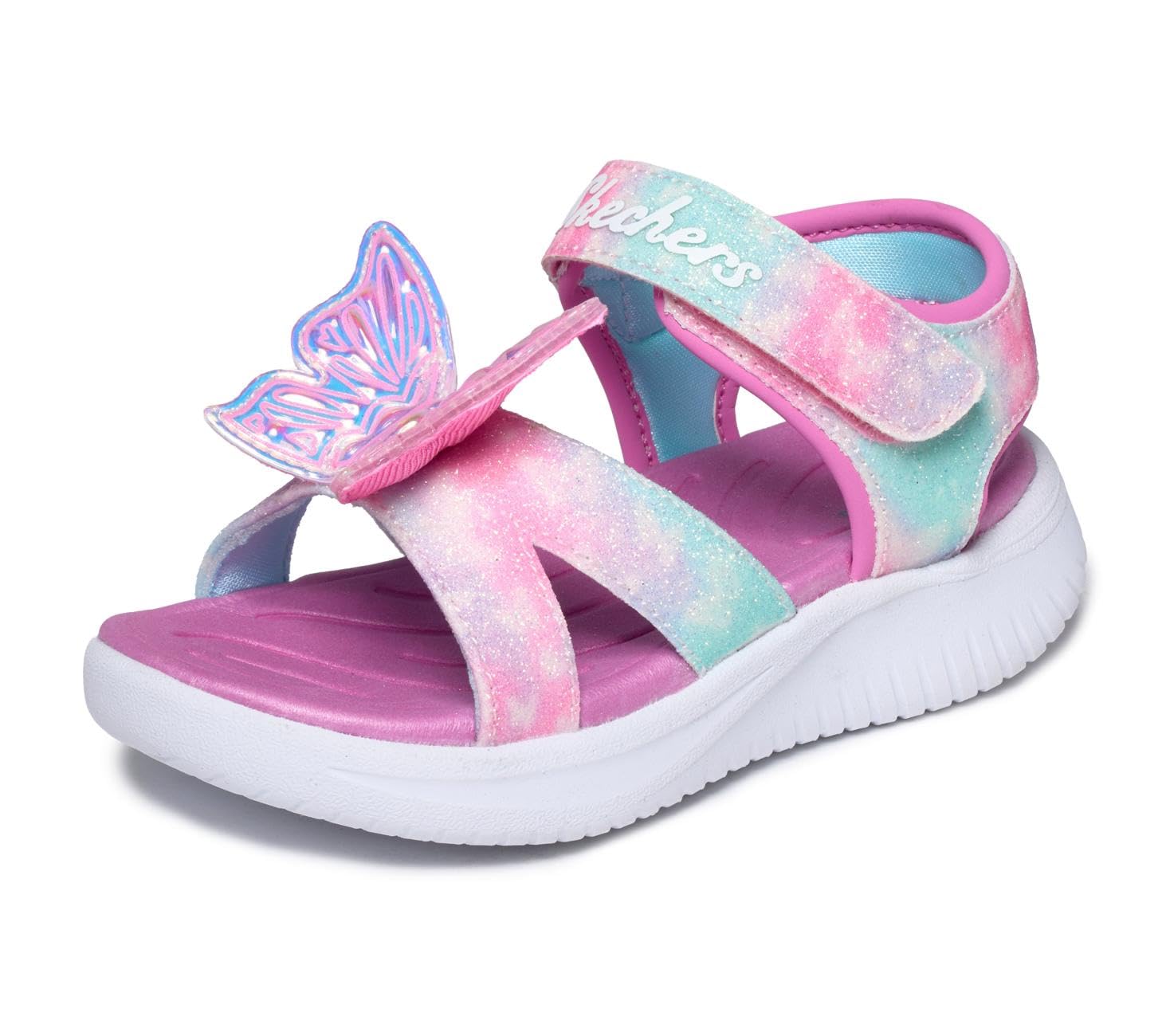 Skechers Girls Pink Kids' Sports Sandals in Size C7, Sports Direct