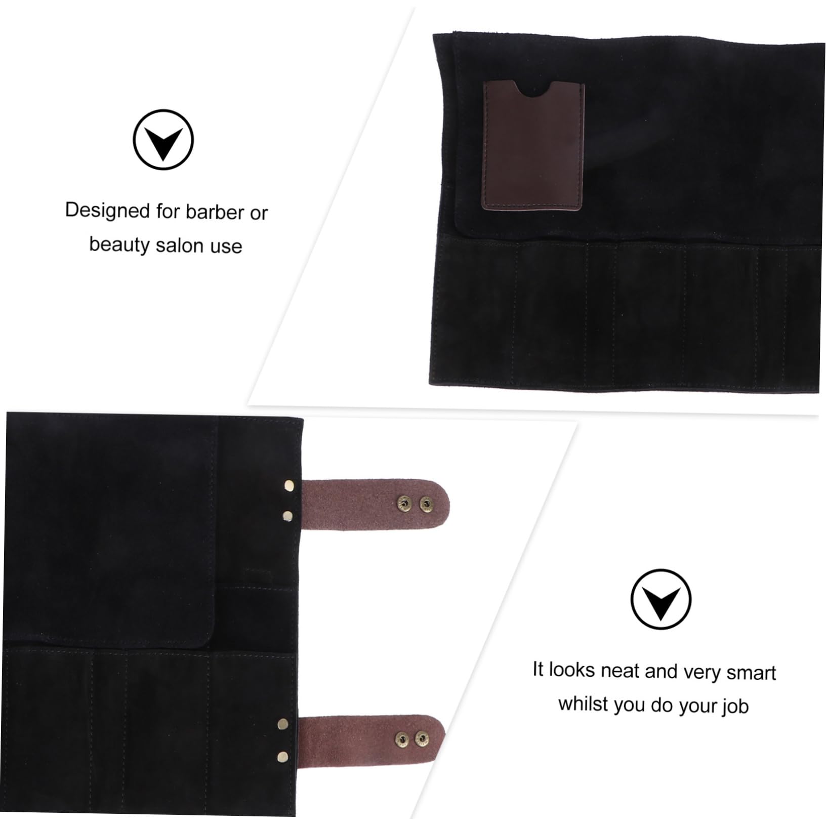 Healeved Porte-ciseaux Et Étui à Peignes Pour Outils De Coiffure Sacoche Pour Ciseaux Et Petits Accessoires De Coiffeur Design Élégant