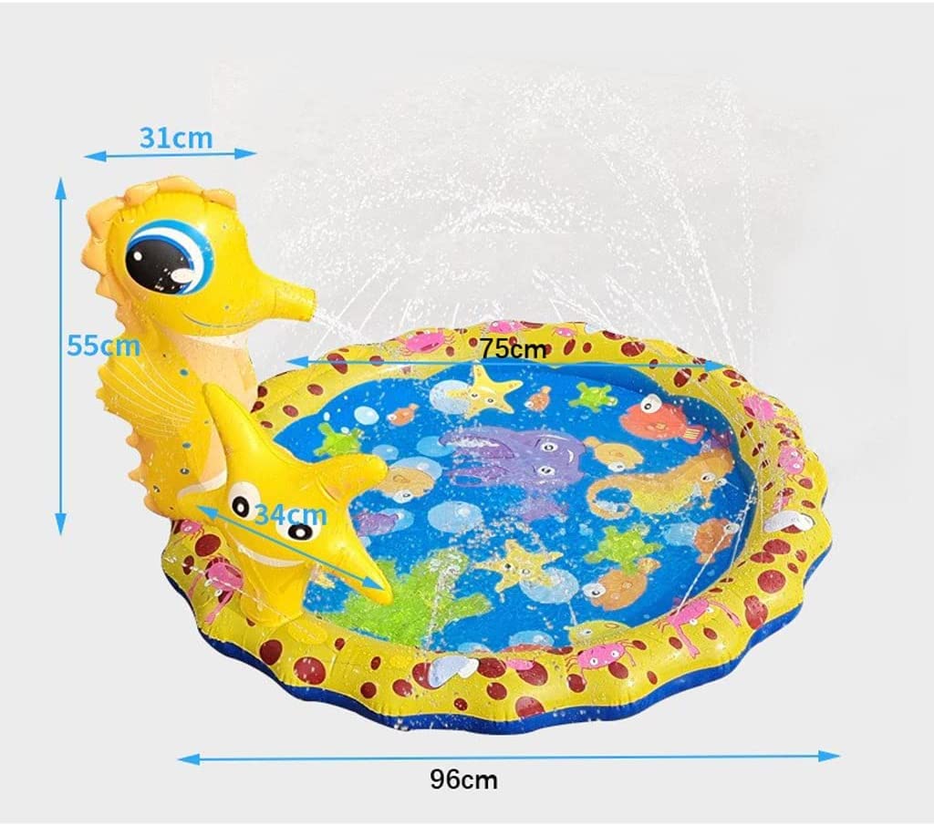 Basen Cartoon Animal Zraszacz Wody Nadmuchiwana Podkładka Zewnętrzna Brodzik Splash Pad Lato Na Zewnątrz Zabawki Ogrodowy