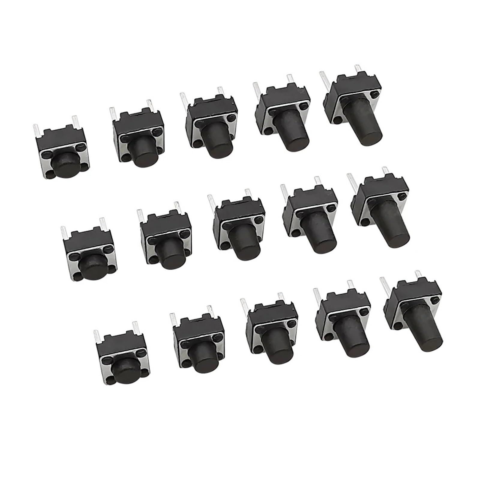 Interruptor micro tactil 2 pines para reparar mandos a distancia y consolas 8