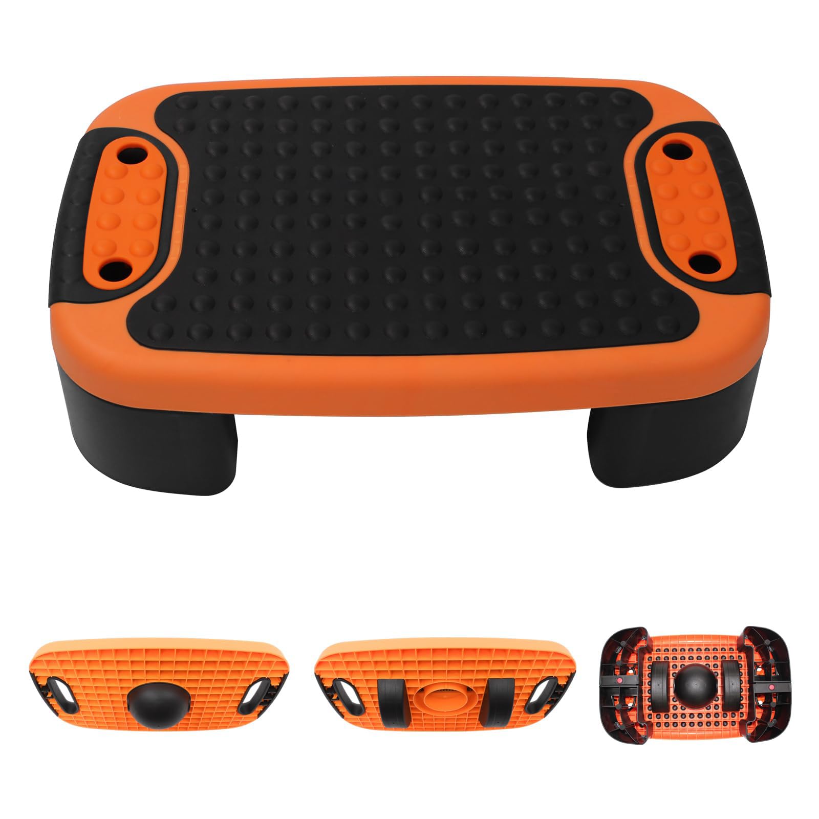 Slant Board Stepper, piattaforma di equilibrio regolabile con superficie antiscivolo, elevata capacità di carico per la forza del core, squat, esercizi a gradini, regolazione a tre strati
