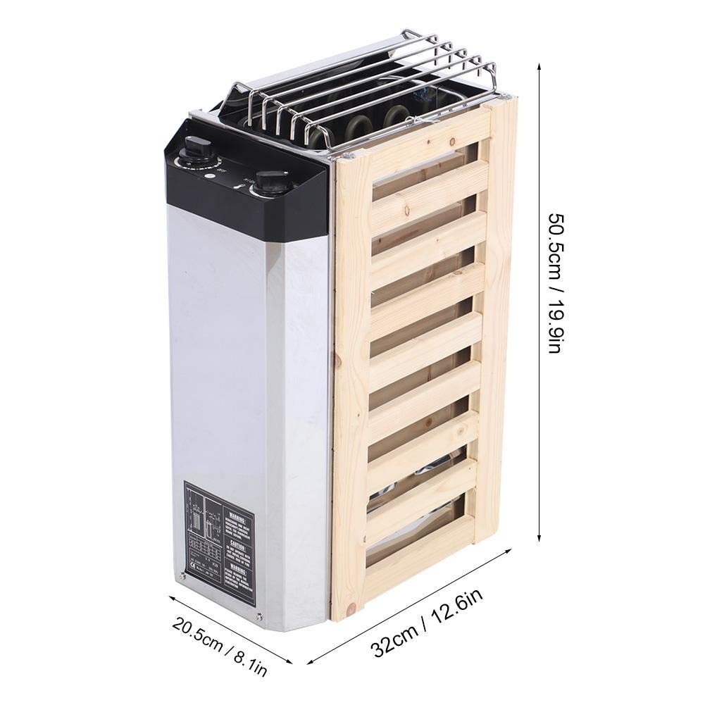 Stufa per Sauna 3KW Riscaldatore in Acciaio Inossidabile 220V