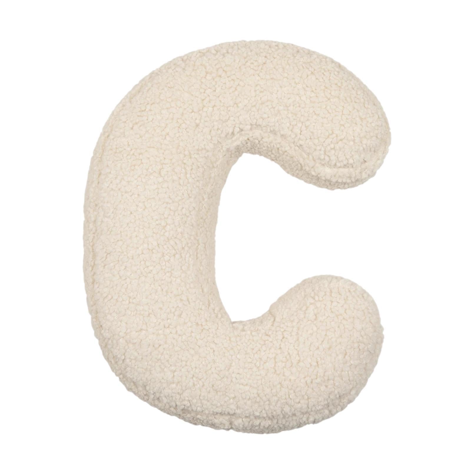 Cuscino Decorativo a Forma di Lettera in Peluche, Ideale per Divano, Multifunzionale, per Leggere E Guardare La TV, Ideale Come Regalo, C