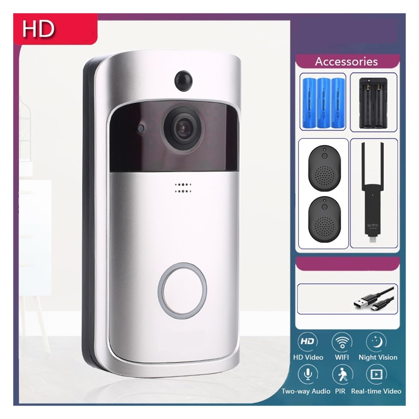 Portero automático WiFi avanzado con videoportero y de cámaras de Seguridad Integrado