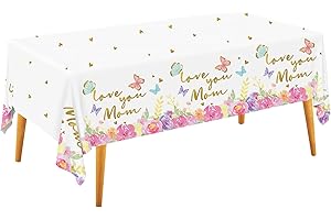 Waterproof Happy Mother's Day Tablecloth