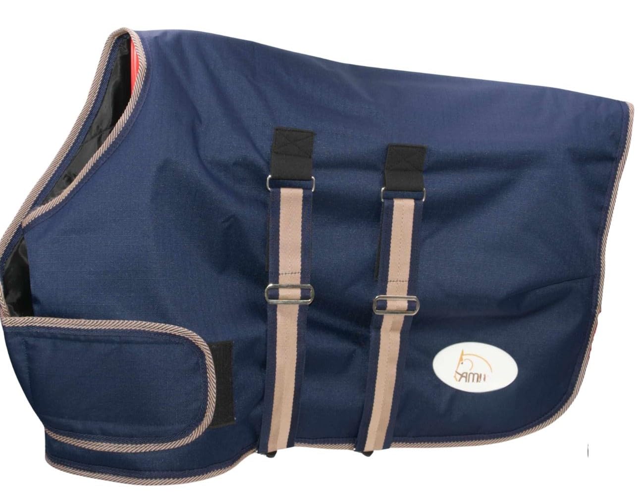 AMKA Coperta in puledro per esterni, 100 g, regolabile, impermeabile, antivento