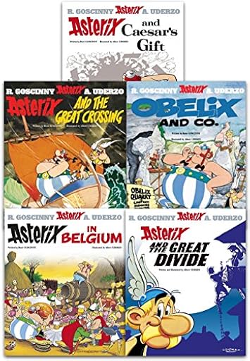 Asterix Series 5 Collection 5 Books Set (Book 21-25) (Asterix and Caesars Gift, Asterix and the Great Crossing, Obelix and Co, Asterix in Belgium, Asterix and the Great Divide) | Ya disponible en tu tienda friki favorita! En mundofriki.es! Asterix Series 5 Collection 5 Books Set (Book 21-25) (Asterix and Caesars Gift, Asterix and the Great Crossing, Obelix and Co, Asterix in Belgium, Asterix and the Great Divide) | Ya disponible en tu tienda friki favorita! En mundofriki.es!