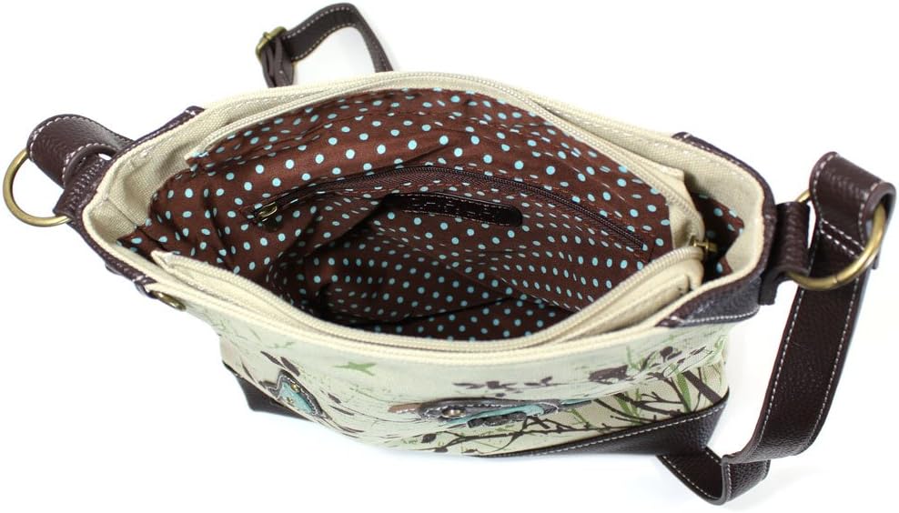 CHALA Canvas Crossbody Women Mid-Size Crossbody Shoulder Purse with Adjustable Strap - Image 4