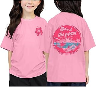 Tops de verano Camiseta Niñas Manga Corta Encaje Camisas Verano Casual Camisas Niños Algodón Cuello Redondo Tops de Color Sólido