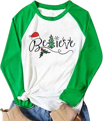 Christmas raglan shirts Clearance