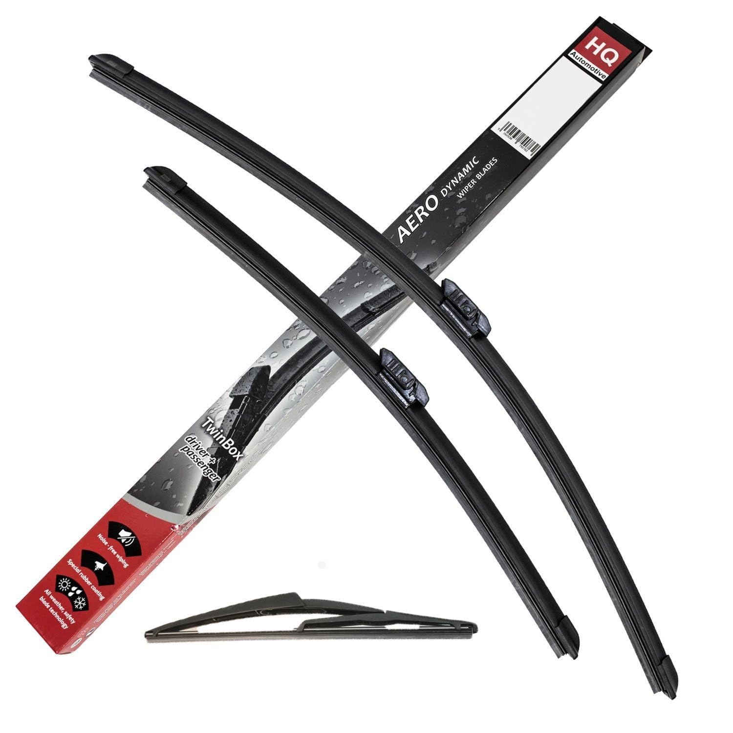 HQ Automotive Wiper Blades for DACIA Jogger MPV (2022 and later) Front Rear Wipers Replacement Kit