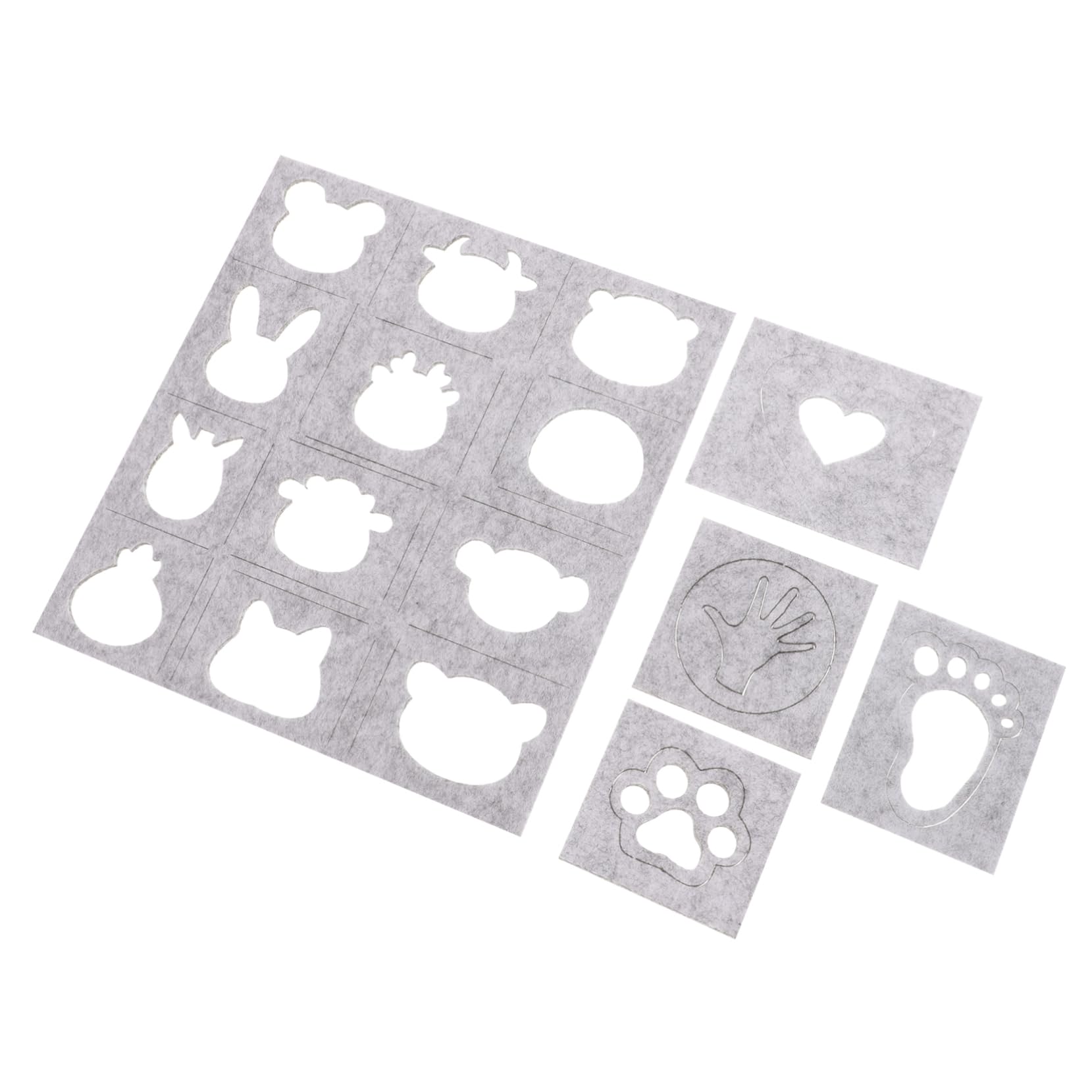 HAWILLOSCH 5Pcs Wool Felting Molds Craft Templates for Needle Felting Shaping Felt Crafts for Beginners Present for Craft Lovers Durable Practical Design