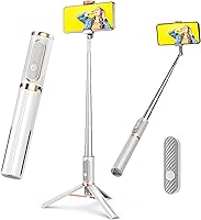 Vista 10 de Trípode para Teléfono Celular con Control Remoto, Trípode de Palo Selfie de Aleación de Aluminio, Mejor Soporte de Trípode Mini Plegable Extensible