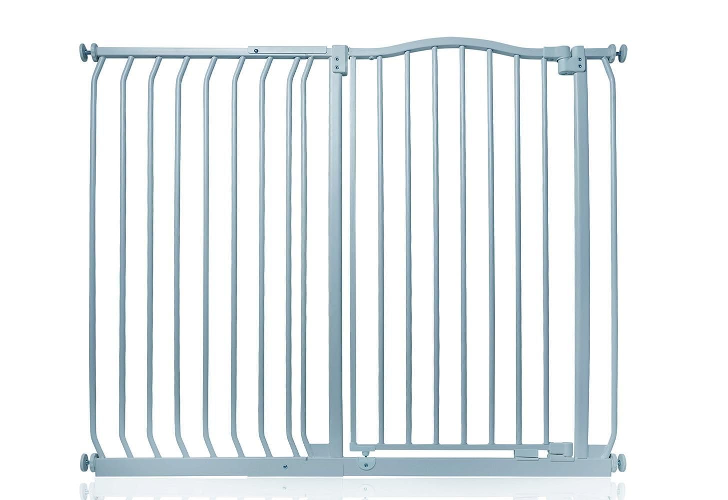 Safetots Extra Tall Curved Top Safety Gate, 116cm - 125cm, Matt Black, Extra Tall 100cm in Height, Pressure Fit Stair Gate, Baby Gate for Doors Hallways and Spaces, Safety Barrier, Easy Installation — view 34