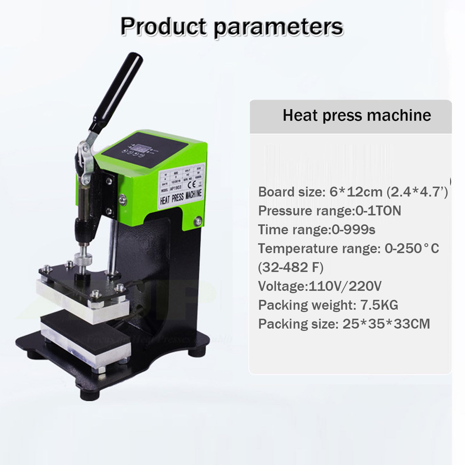 Prensa De Calor PortáTil, MáQuina De ExtraccióN De Colofonia, Prensa De Resina De 600 W, Prensa De Polen De Prensa De Calor Manual Con Pantalla Lcd Y Tiempo, Para ExtraccióN De Aceite De Resina