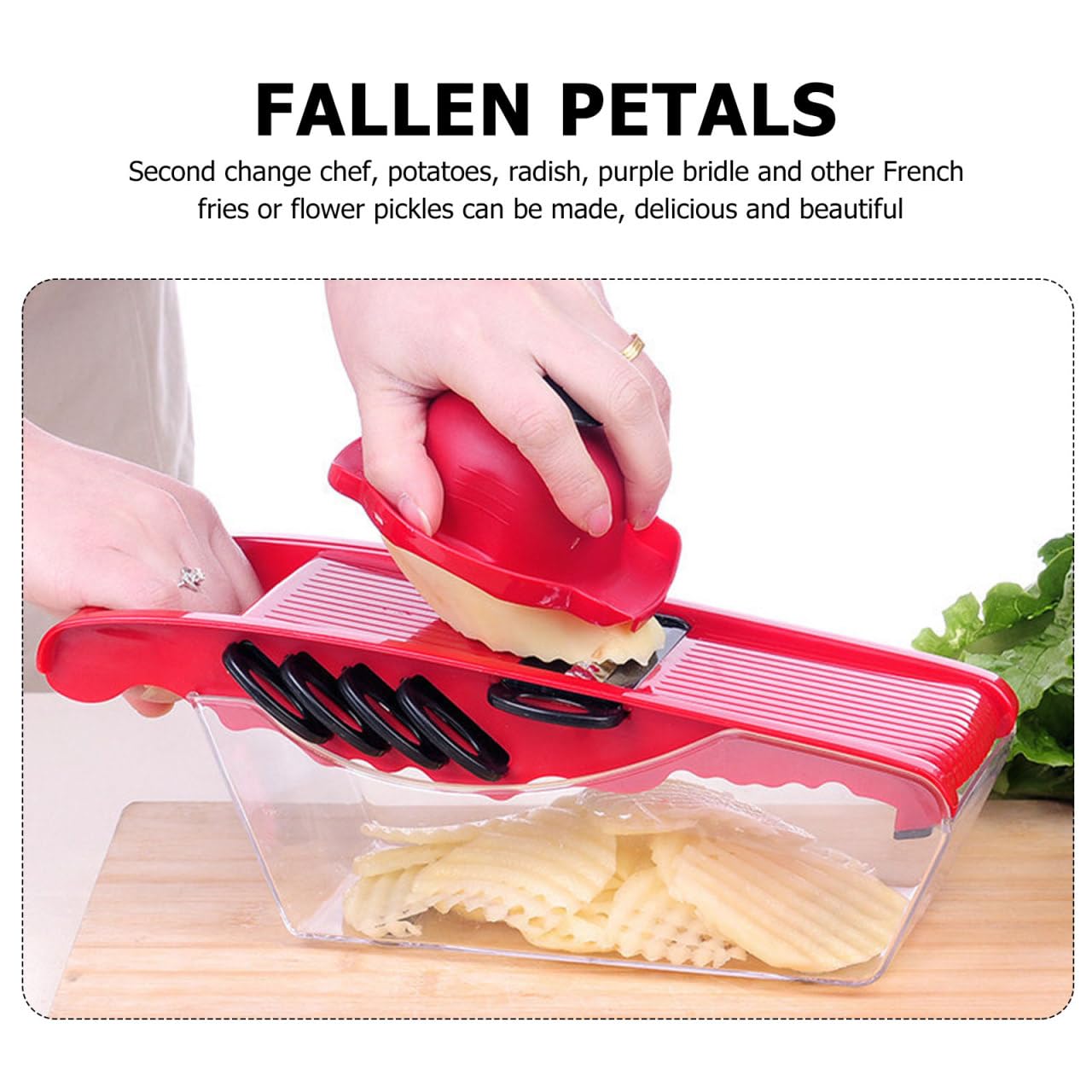 Soporte de seguridad alimentaria para rebanadora de mandolina o rallador, protectores anticortes de dedos para rallador de verduras, cortador de alimentos para cortar mandolina 8