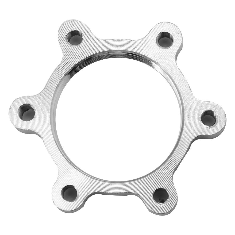 Adapter hamulca tarczowego adapter piasty rowerowej ze stopu, 10 sztuk 44mm/48mm 6 śrub ycle ze stopu aluminium piasty gwintowane wolnobiegiem dysk rowerowy hamulec tarczowy wirnika adaptera kołnierza część zamienna (48 MM)