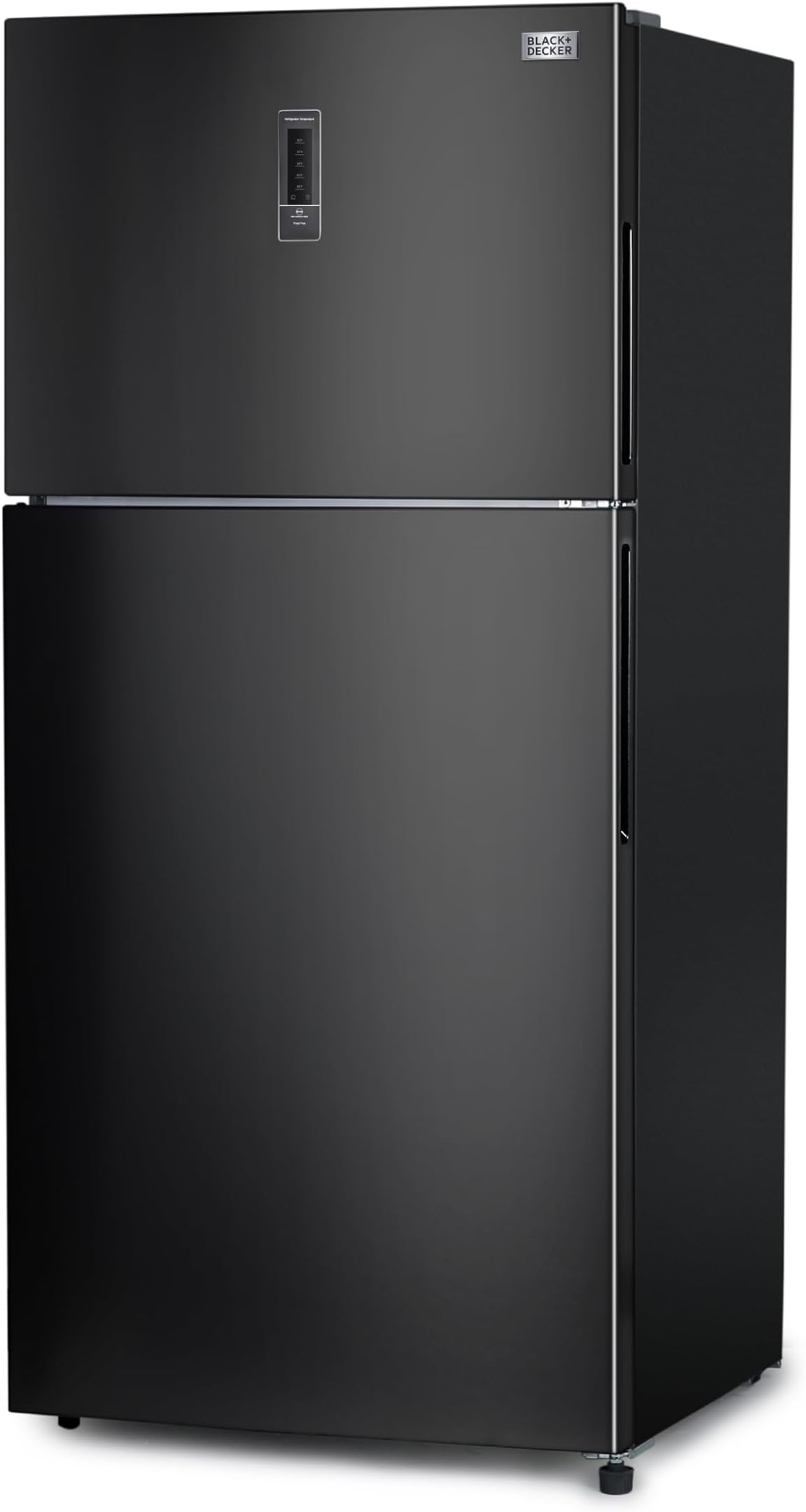 16.4 Cu. Ft. Top Mount Refrigerator with Freezer, 2 Door Fridge with Separate Temperature Controls, Auto Defrost, Full Size Kitchen Appliance For Homes and Apartments, BR1640KB, Black