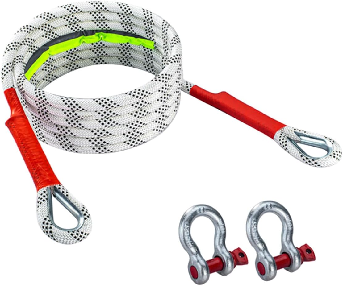 JNYYGSALL Car Tow Rope, Outdoor Off-Road Vehicle Traction Rope, 10 Tons 5 Meters, Car Emergency Rescue Rope, Reflective At Night, Suitable For Off-Road Vehicles, Passenger Cars