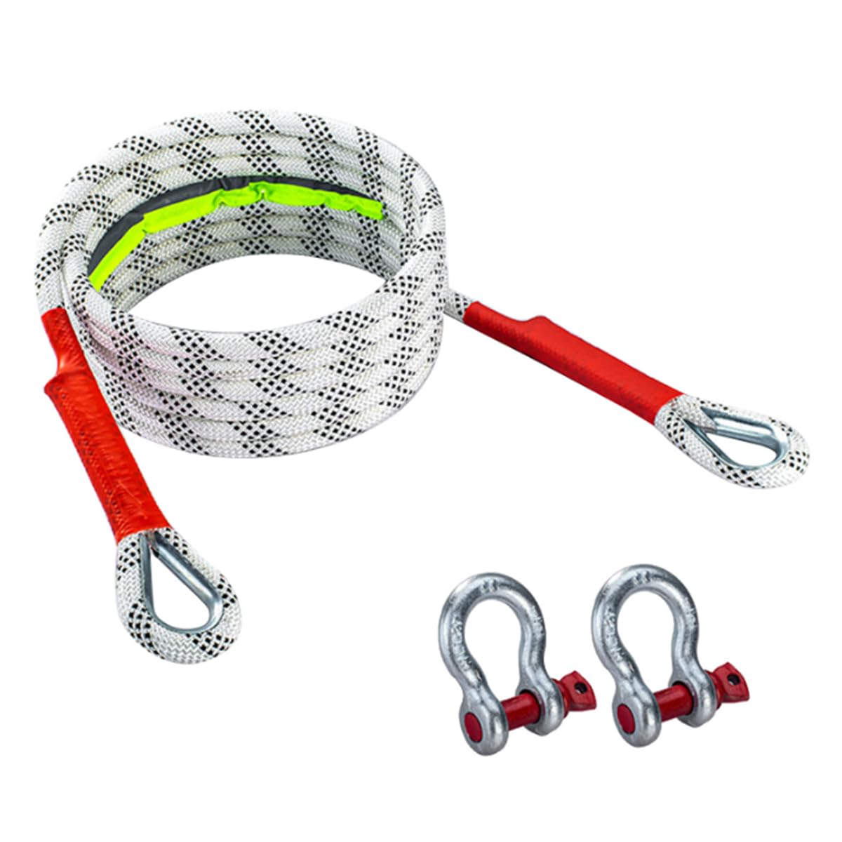 JNYYGSALL Car Tow Rope, Outdoor Off-Road Vehicle Traction Rope, 10 Tons 5 Meters, Car Emergency Rescue Rope, Reflective At Night, Suitable For Off-Road Vehicles, Passenger Cars