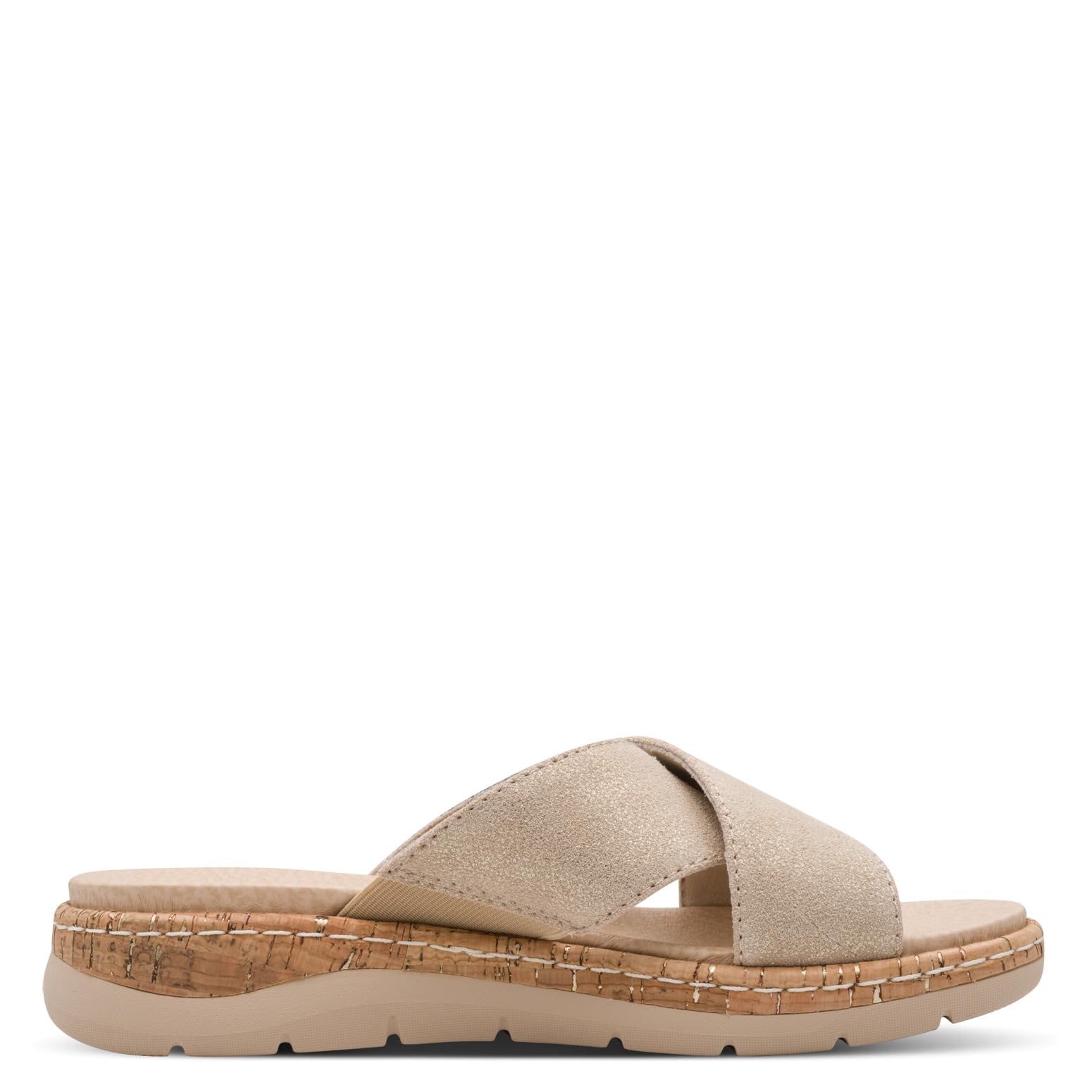Jana Kobiety Jana Softline Leather Wedge/Plat Mule 8-27701-46Sandał płaski