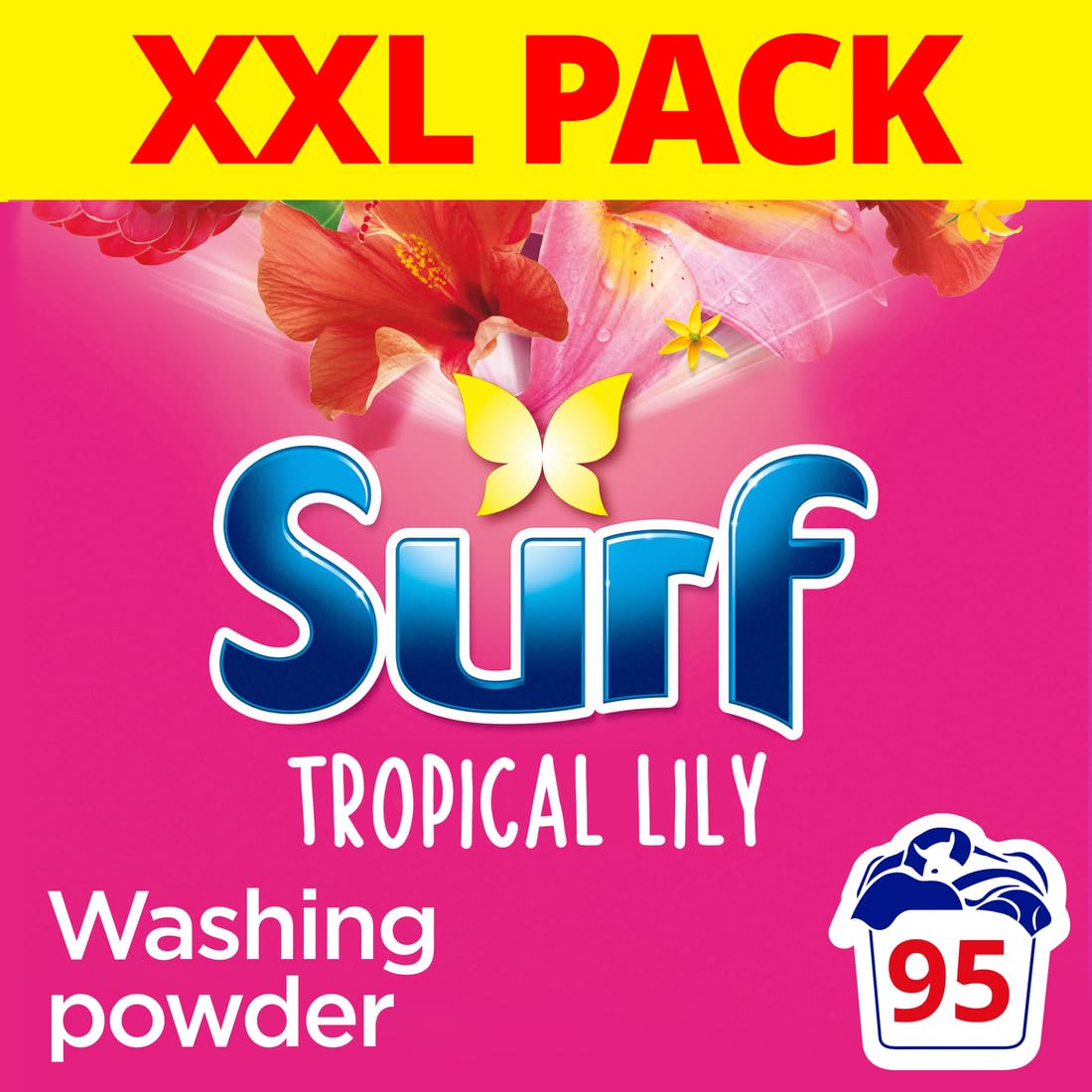 Surf Tropical Lily Detergent Washing Powder 95 Washes (4.75kg)