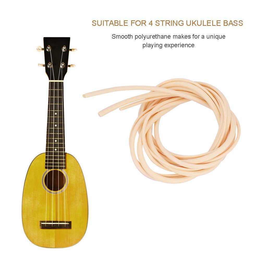 Set di 4 corde per basso per ukulele, corde per basso U-bass, ricambi per ukulele, accessori per suonare, accessori per ukulele