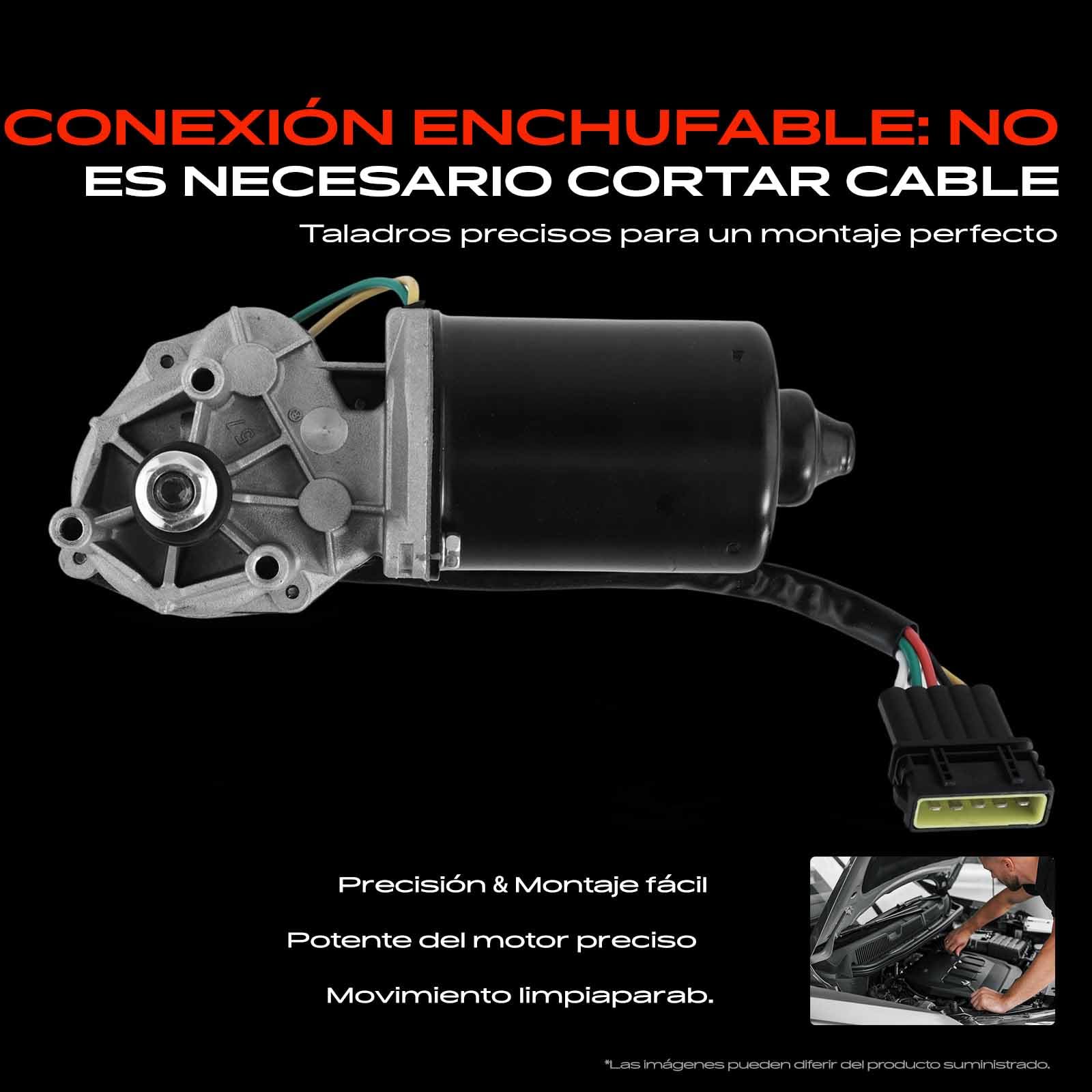 Frankberg Motor del limpiapardelisas Compatible con 306 cabrio 7D N3 N5 306 Break 7E N3 N5 306 Compacto 7A 7C N3 N5 306 7B N3 N5 Replace# 53545802