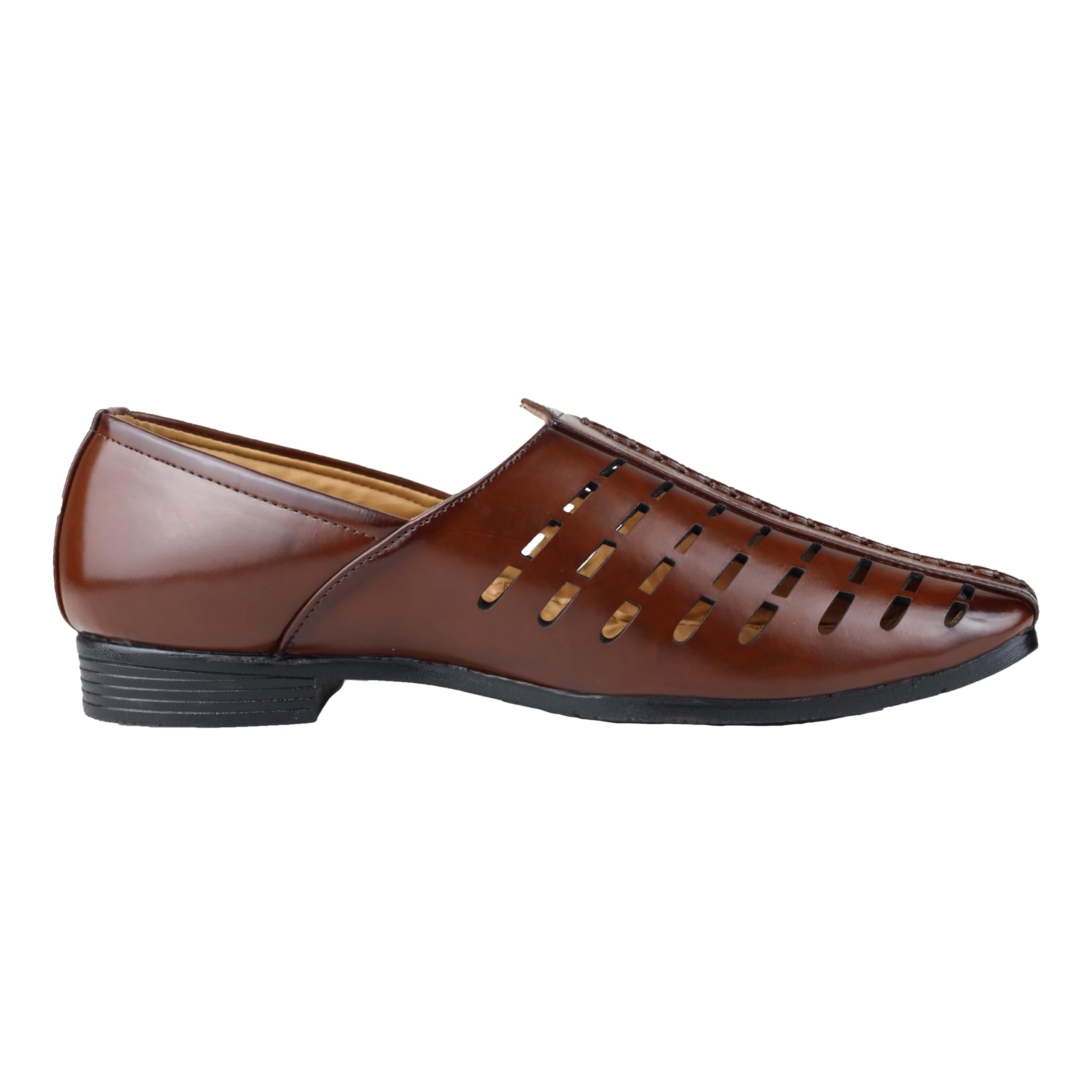 hikbi Leather traditional Nagra jutti shoes/Sandals/Ethnic Shoes-picture-31