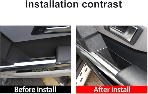 Miniatura 2 de YIWANG Caja de almacenamiento de puerta de plástico ABS Caja de reposabrazos para Mercedes Benz GLK 200 260 300 2008-2015 Accesorios de coche