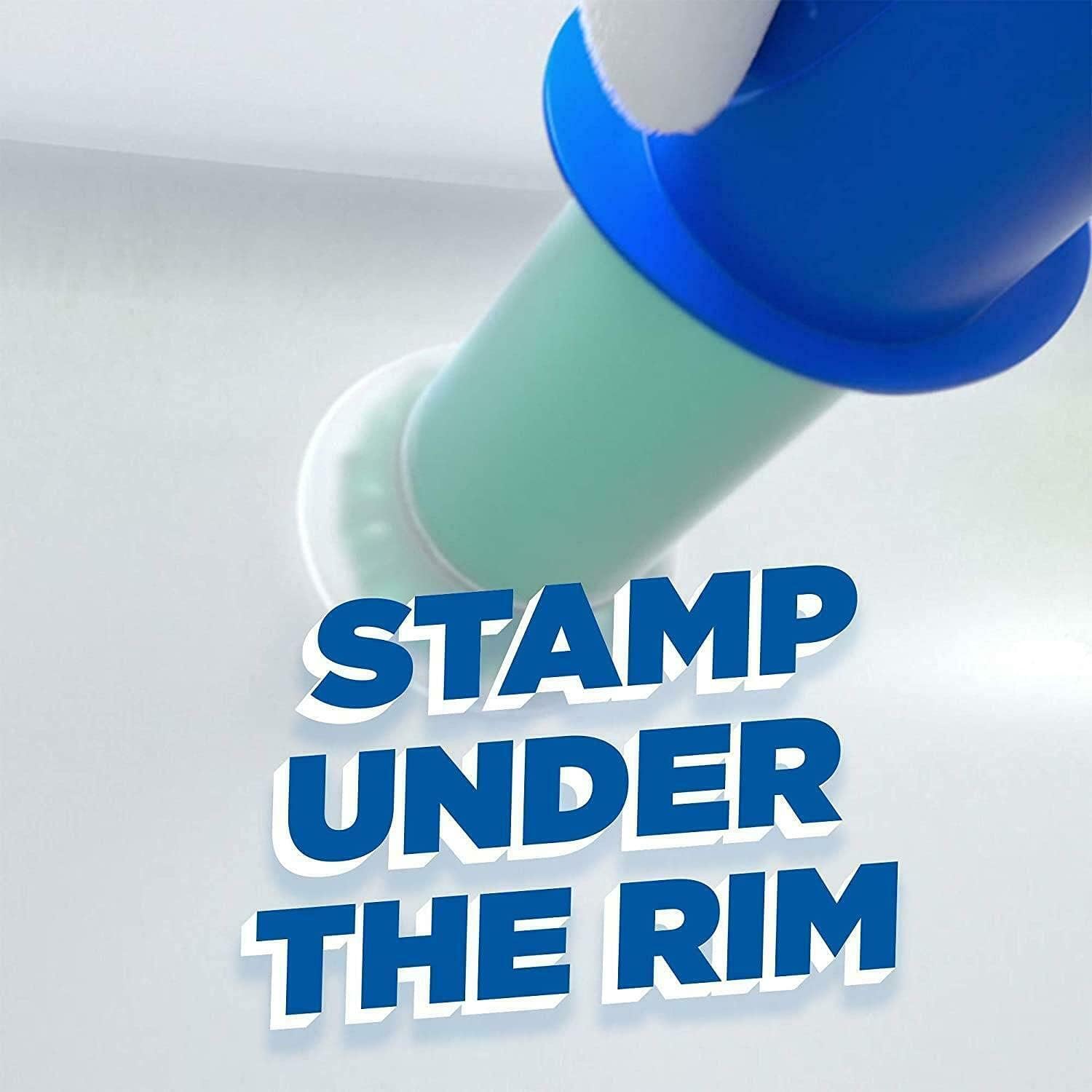 5 x Toilet Duck Fresh Discs Lime Zest 6 Shot Toilet Gel Cleaner