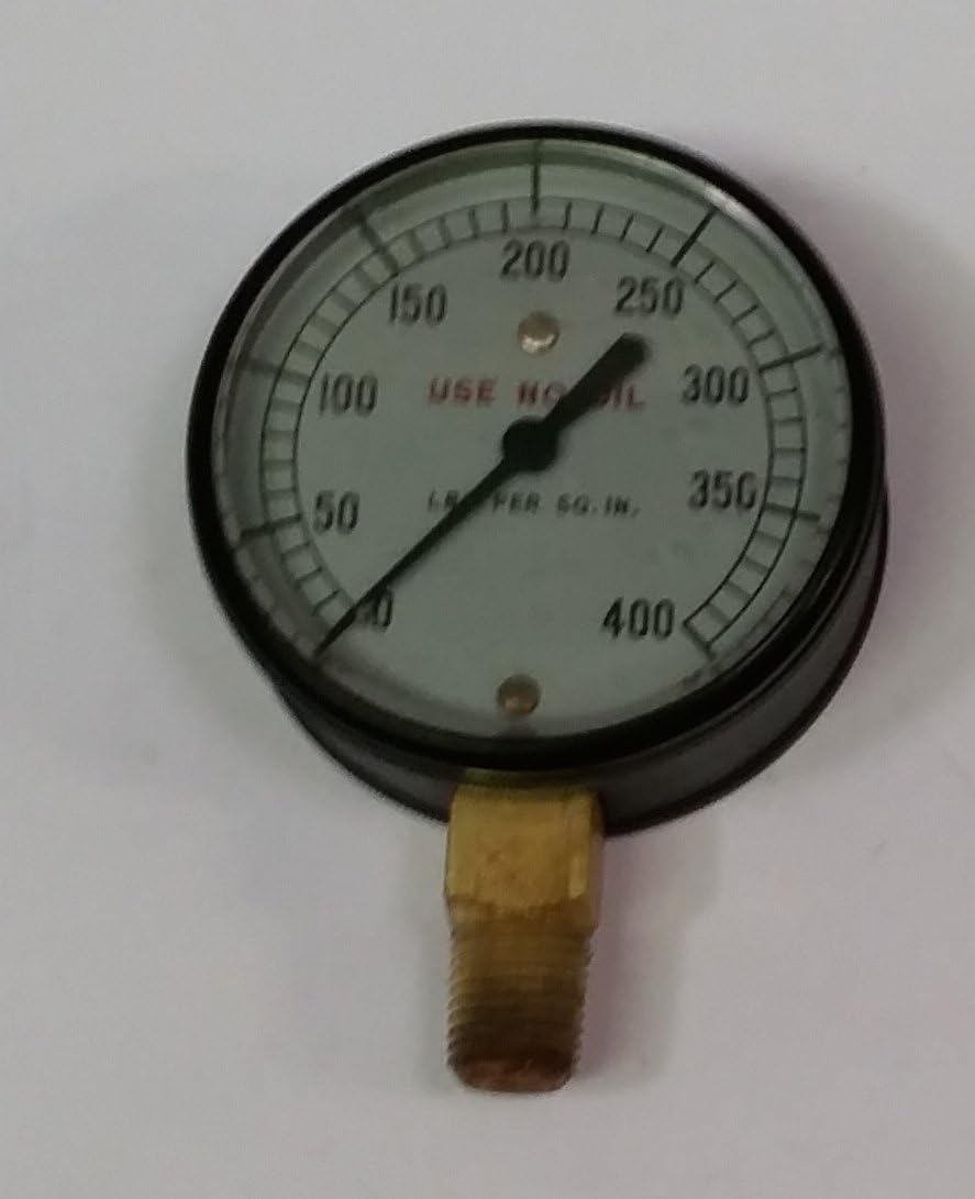 NEW - Motometer G+E 400# Brass - USA Air Gauge 1/4 NPT - Heavy Duty