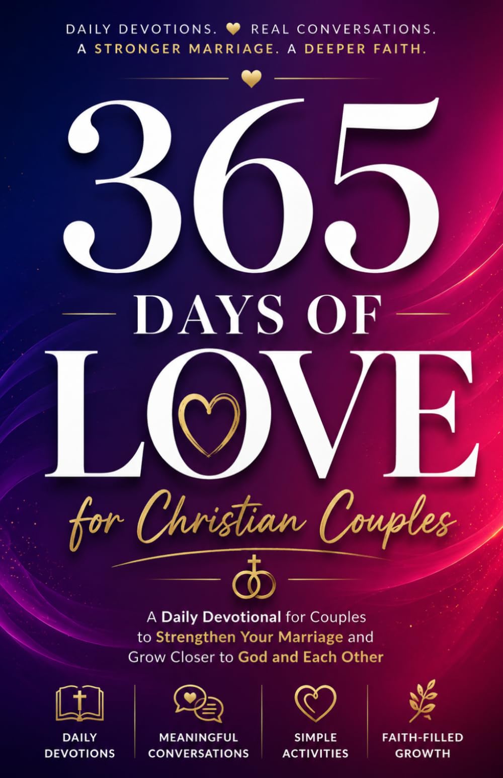 365 Days of Love for Christian Couples: A Daily Devotional for Couples to Strengthen Your Marriage and Grow Closer to God and Each Other