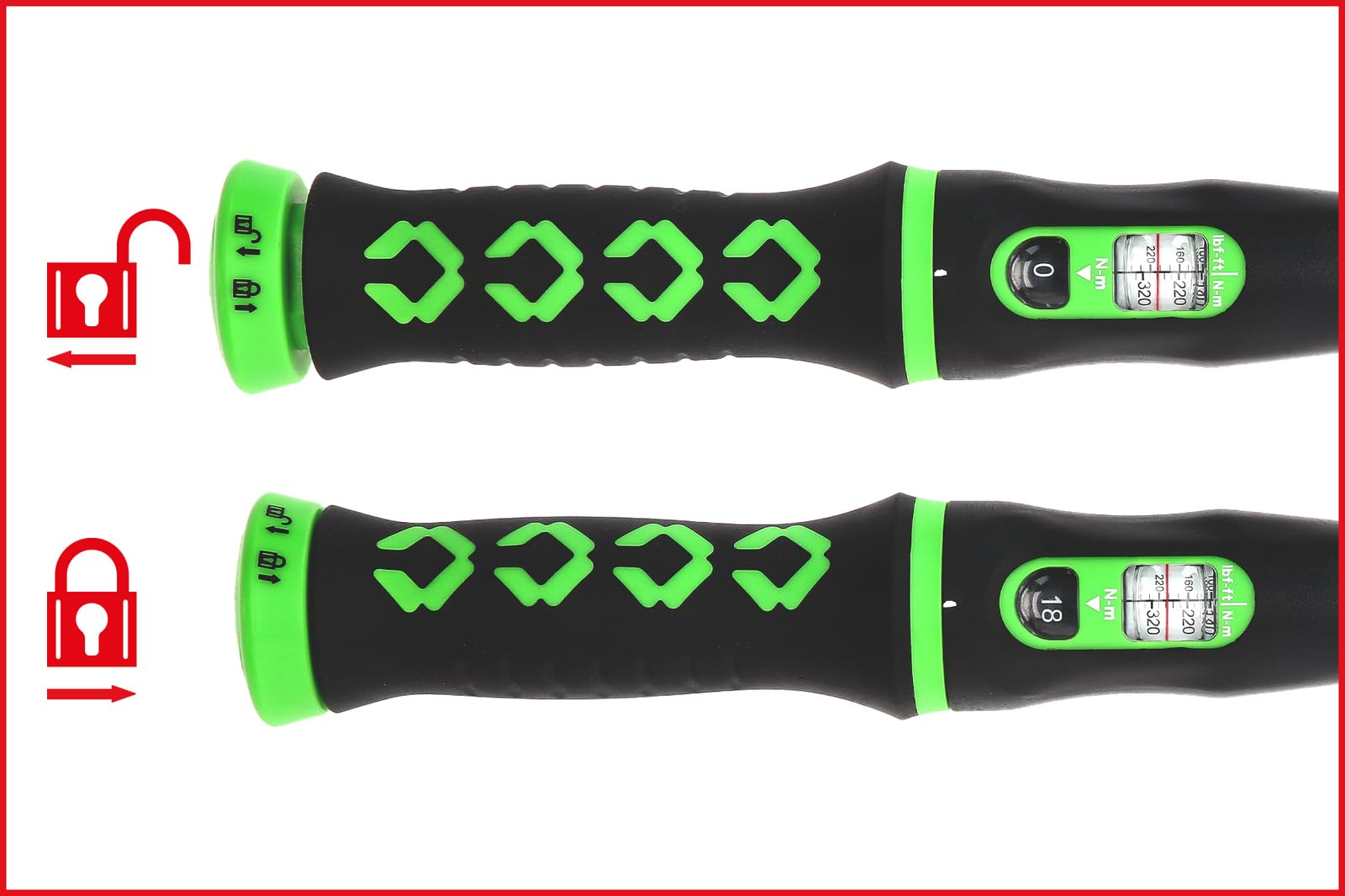 Competition Llave dinamométrica de carraca 512.0025, 1/2", 60-320 Nm (Powered by KS Tools)