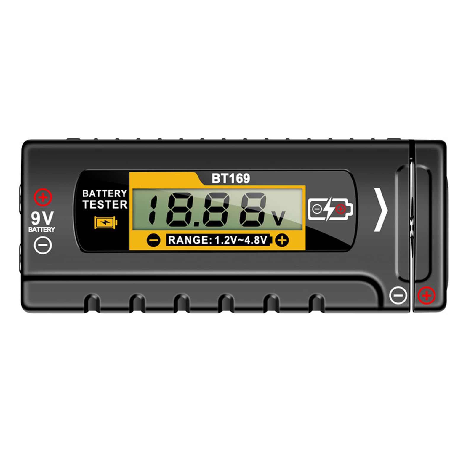 Battery Power Detector Electric Battery Quantity Indicators with Digital Readout for Parent Teacher Engineers Easy to Read Tester