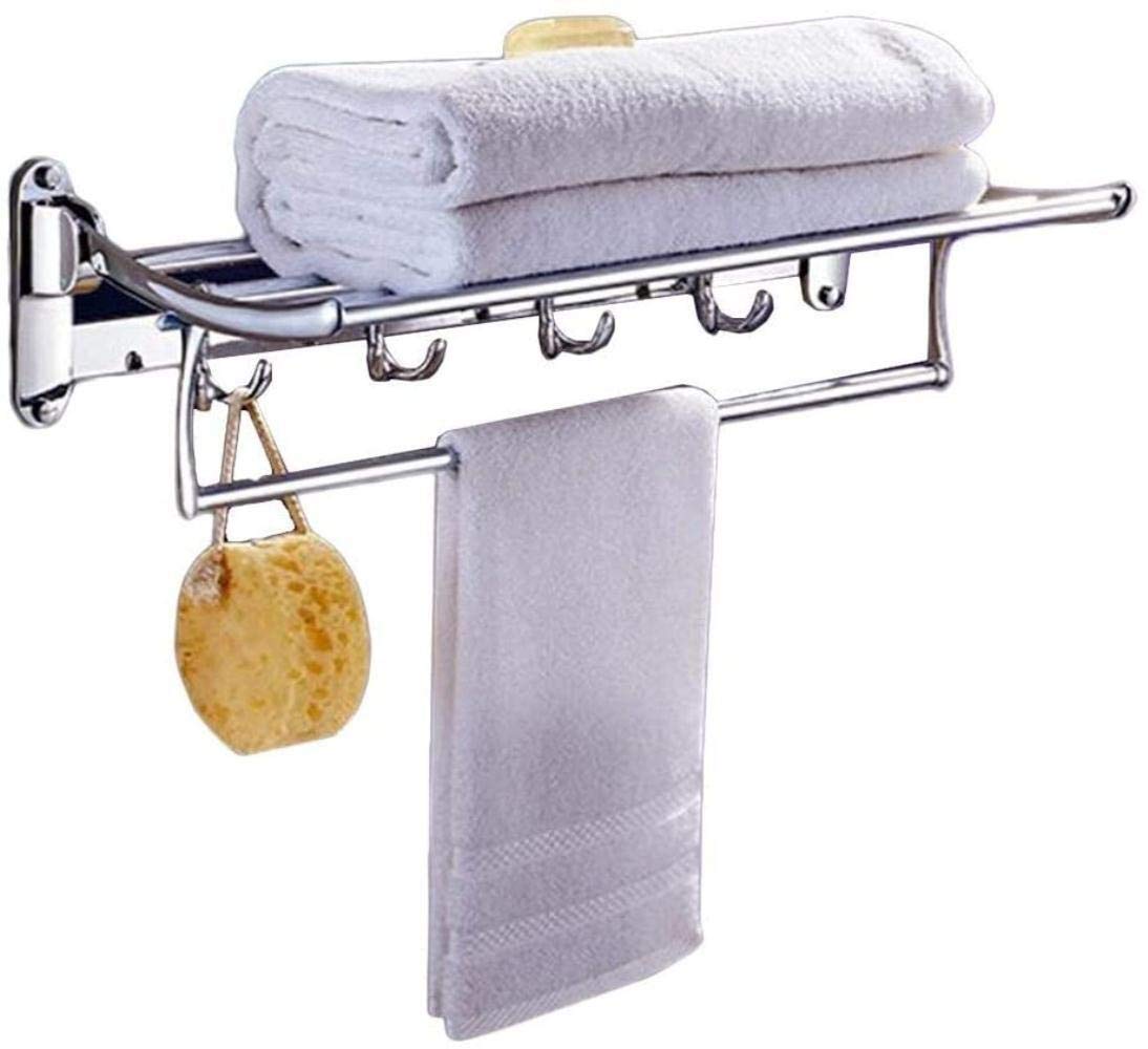 Étagère de salle de bain pliante pour un espace douche ordonné