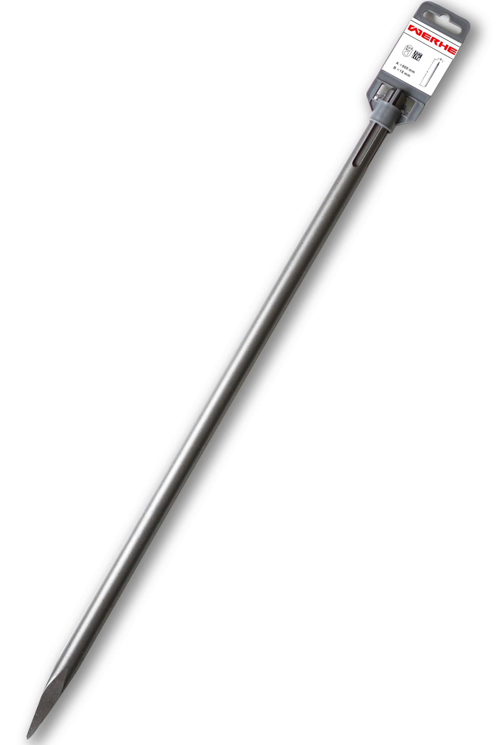 WERHE Profesjonalne dłuto ze szpicem SDS Max 400 mm szpiczastym dłuto dłuto udarowe młot dłuto