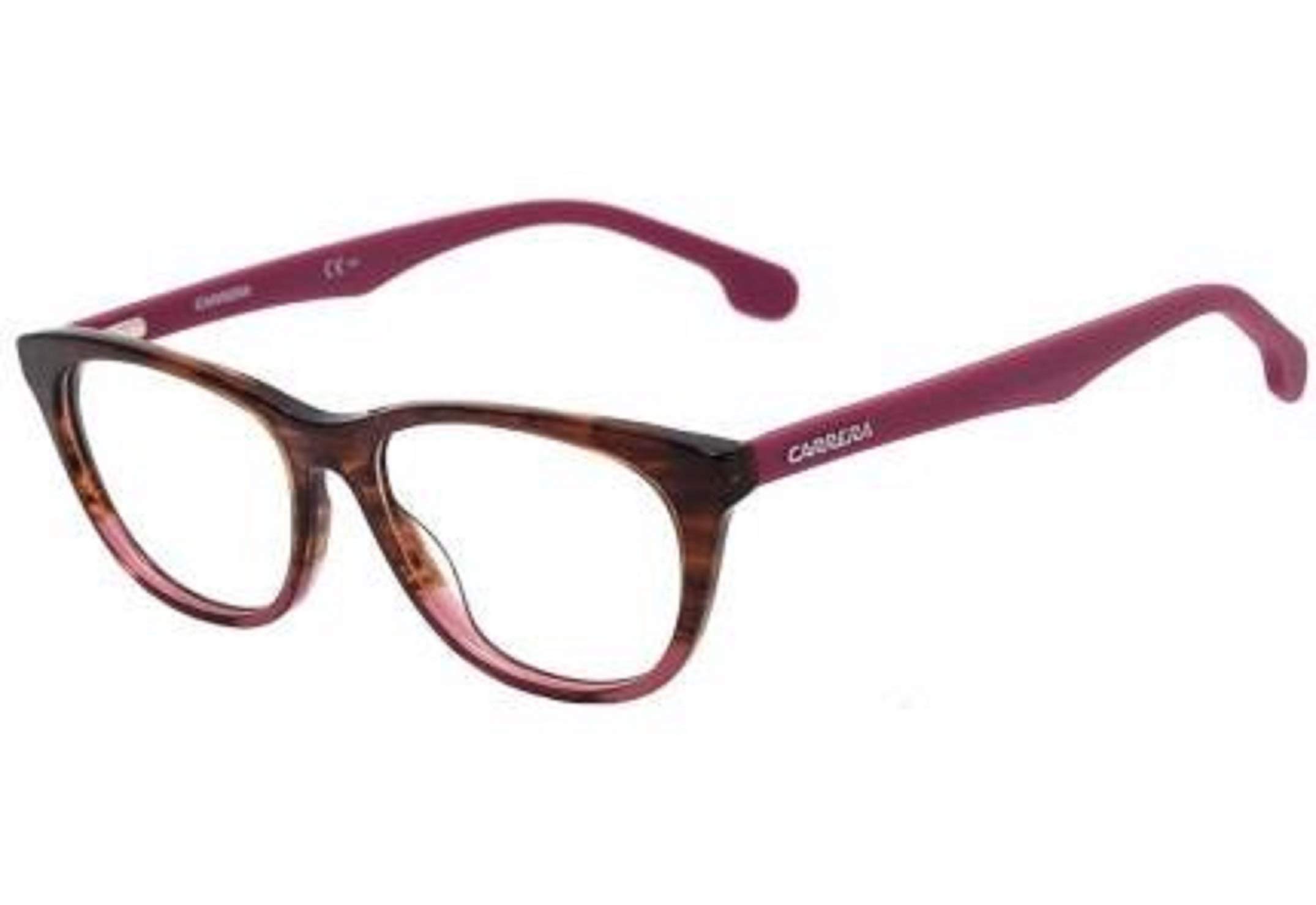 Carrera 5547/V 0T4 5116 Women Full Rim Cat Eye Spectacle Frame (Havana Pink)
