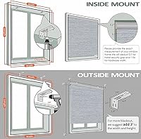 Vista 6 de Persianas enrollables motorizadas con control remoto, persianas inteligentes para ventanas, persiana enrollable opaca automática compatible