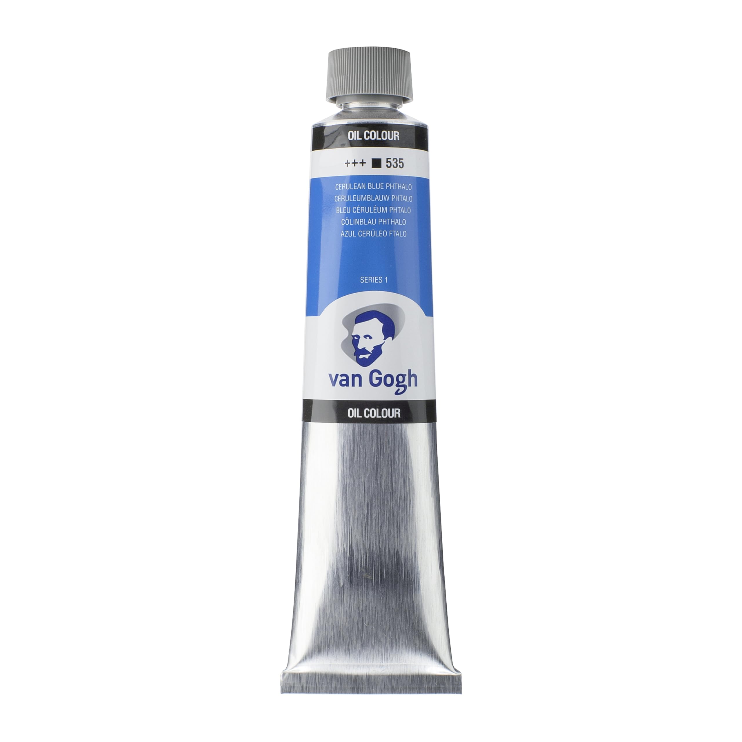 Van Gogh Oil Colour Paint, 200ml Tube, Cerulean Blue Phthalo 535