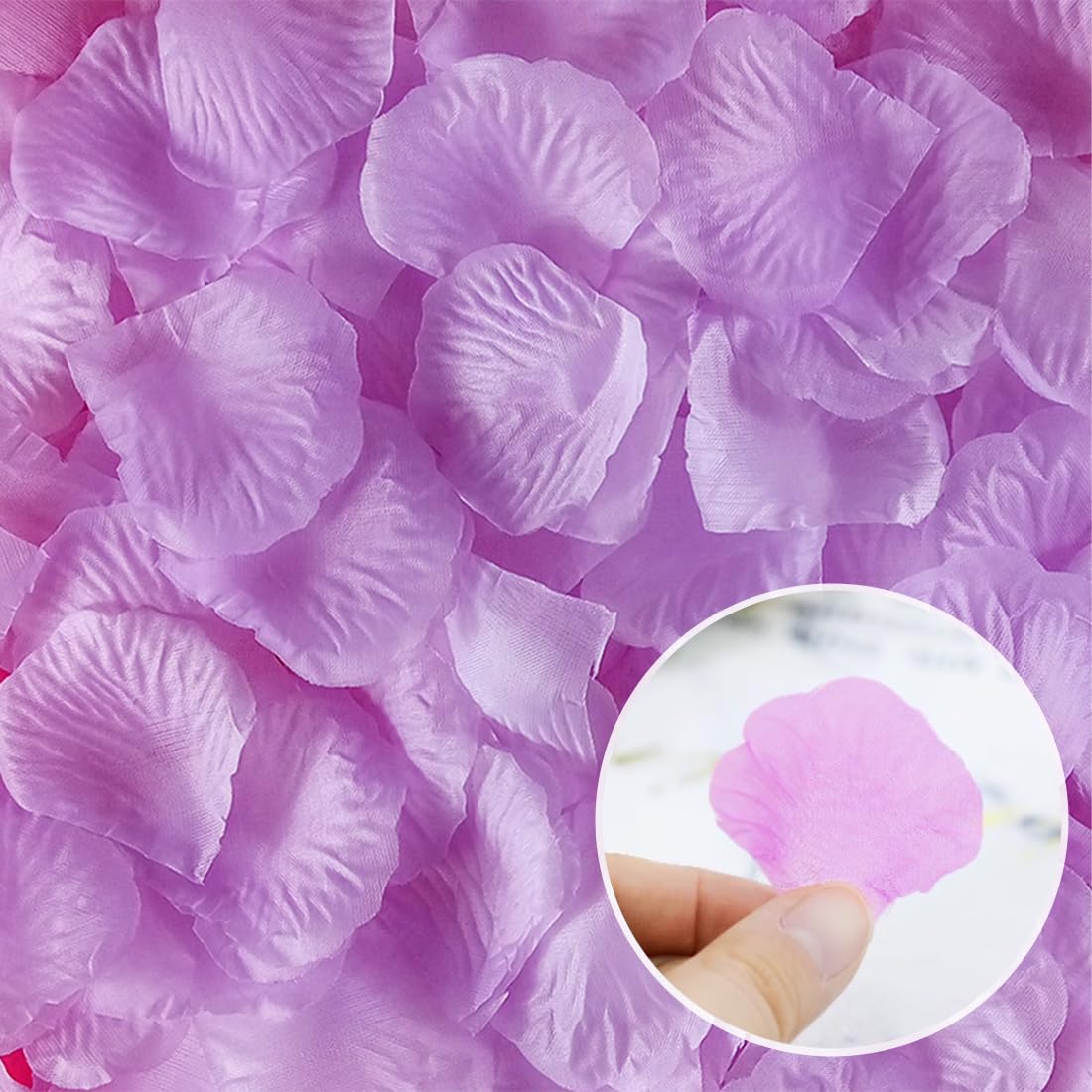 1000 pezzi di seta artificiale petali di rosa festa di nozze