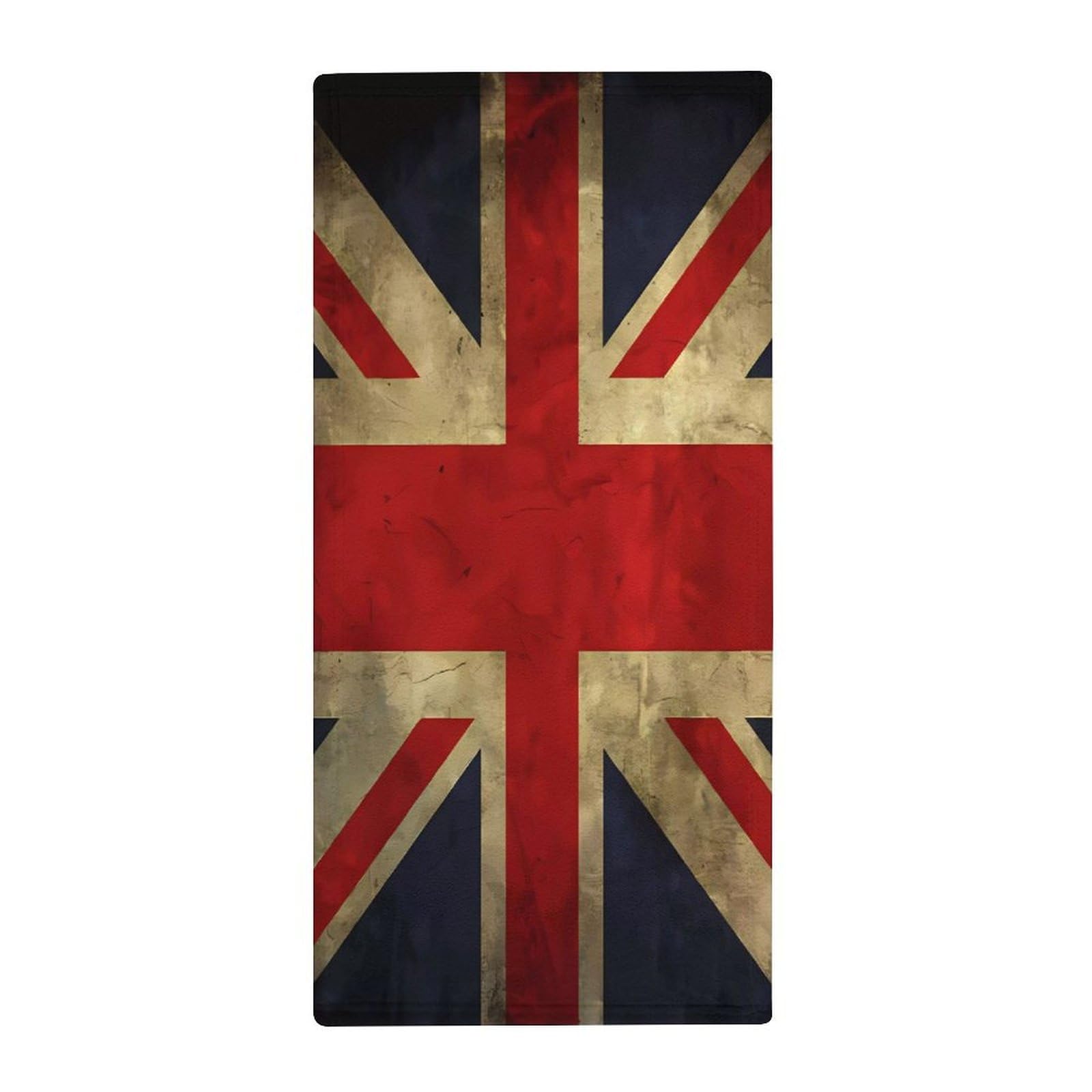 VstaDank British Flag Hand Towels Ultra Soft Printed Towels Classic Coral Velvet Kitchen Hand Towel Highly Absorbent Hotel Spa Towel Collection for Bathroom Workout 13.8 X 28.7 in